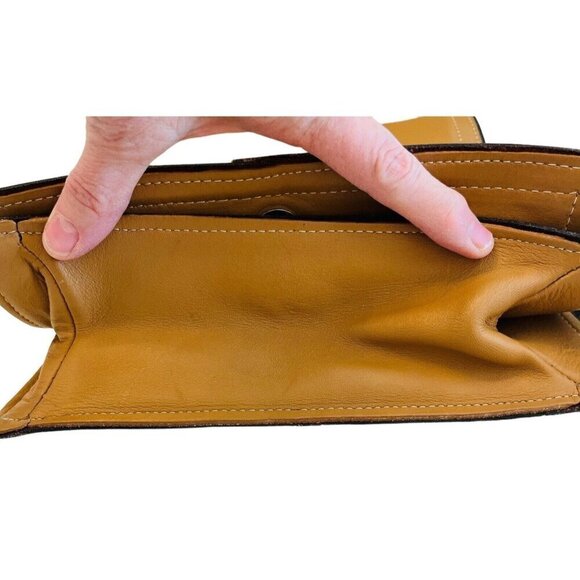 Vintage Coach Monterey Flap Top Grain 6417 Leather Crossbody Shoulder Bag Purse - Picture 10 of 16